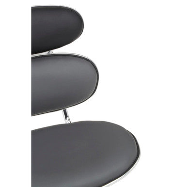 Black Pu Home Office Chair