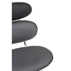 Black Pu Home Office Chair