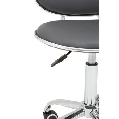 Black Pu Home Office Chair