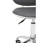 Black Pu Home Office Chair