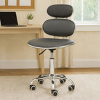Black Pu Home Office Chair
