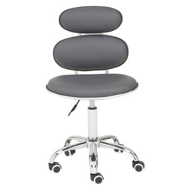 Grey Pu Home Office Chair