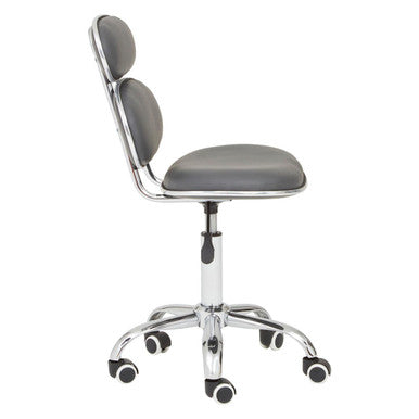 Grey Pu Home Office Chair
