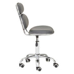 Grey Pu Home Office Chair