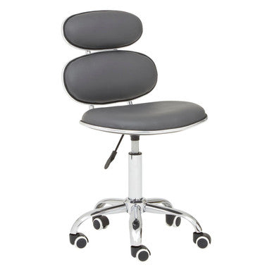 Grey Pu Home Office Chair