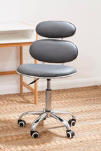 Grey Pu Home Office Chair