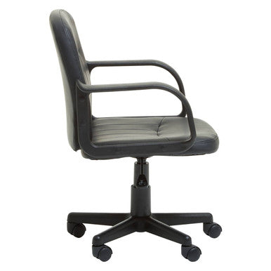 Black Pu Home Office Chair