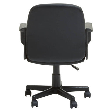 Black Pu Home Office Chair