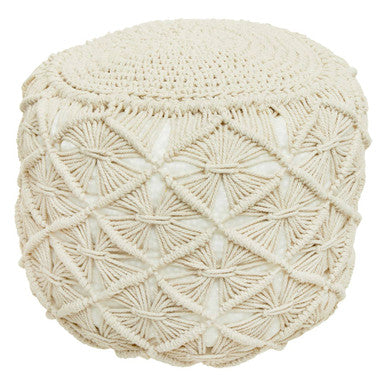 Knitted Pouffe