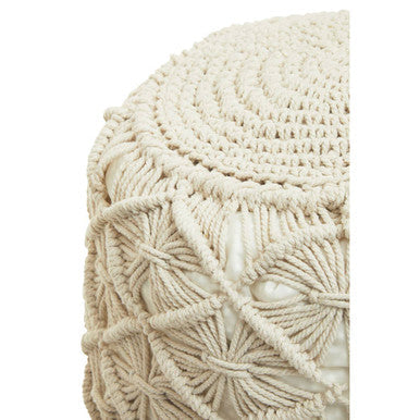Knitted Pouffe