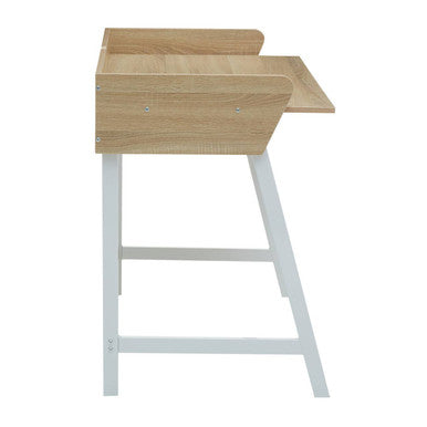 Natural Oak Veneer 1 Drawer Desk