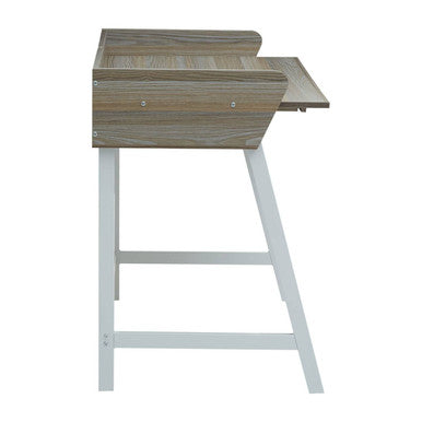 Light Oak Veneer 1 Drawer Desk