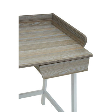 Light Oak Veneer 1 Drawer Desk