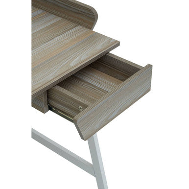 Light Oak Veneer 1 Drawer Desk