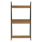 Natural Oak Veneer Desk with Drawer