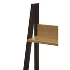 Natural Oak Veneer Desk with Drawer