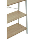 Natural Oak Veneer 3 Tier Ladder Shelf Unit