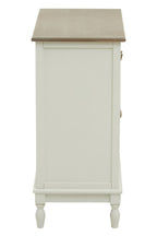 White Wooden 2 Door Sideboard with Drawers