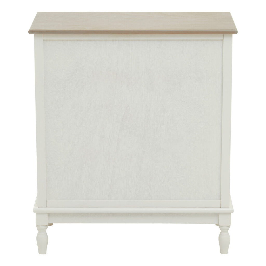 White Wooden 2 Door Sideboard with Drawers