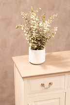 White Wooden 2 Door Sideboard with Drawers