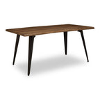 Wood Veneer Rectangular Dining Table
