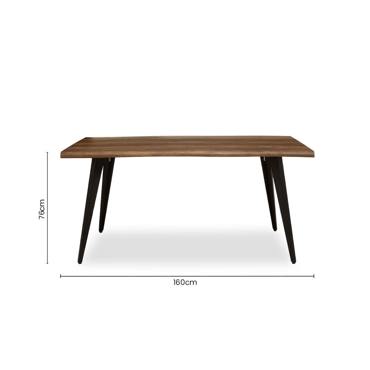 Wood Veneer Rectangular Dining Table
