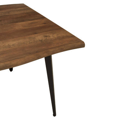 Wood Veneer Rectangular Dining Table