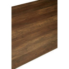 Brown Wood Veneer Finish Rectangular Dining Table
