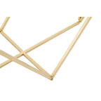 Gold Finish Mirrored Top Console Table