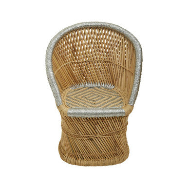 Natural and Grey Chair and Stool