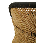 Natural and Black Chair and Stool