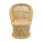 Children's Natural Chair and Stool