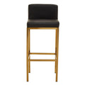 Black and Gold Finish Bar Chair