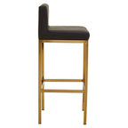 Black and Gold Finish Bar Chair