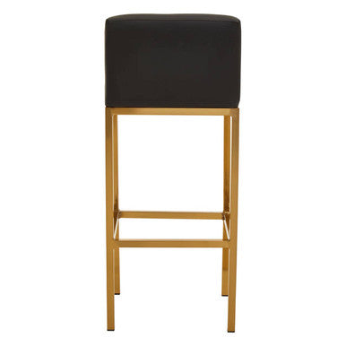 Black and Gold Finish Bar Chair