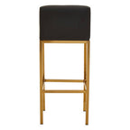 Black and Gold Finish Bar Chair