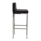 Black and Chrome Finish Bar Chair