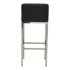 Black and Chrome Finish Bar Chair