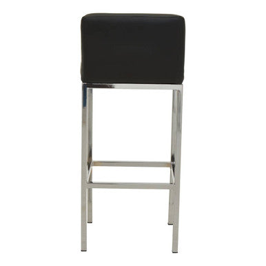 Black and Chrome Finish Bar Chair