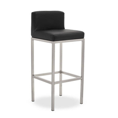 Black and Chrome Finish Bar Chair