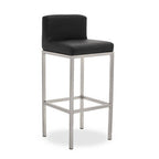 Black and Chrome Finish Bar Chair