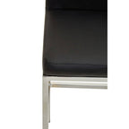 Black and Chrome Finish Bar Chair