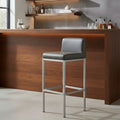 Black and Chrome Finish Bar Chair