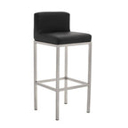 Black and Chrome Finish Bar Chair
