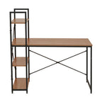 Red Pomelo Desk With Shelves