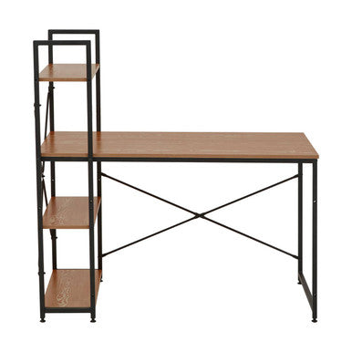 Red Pomelo Desk With Shelves