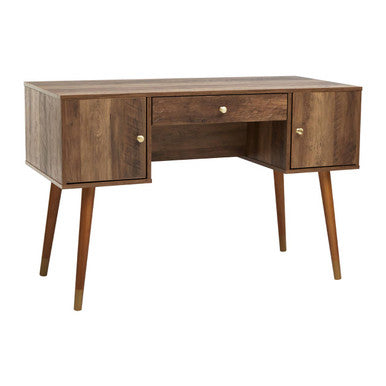 Wood Effect 2 Door and 1 Drawer Desk