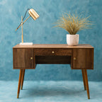 Wood Effect 2 Door and 1 Drawer Desk