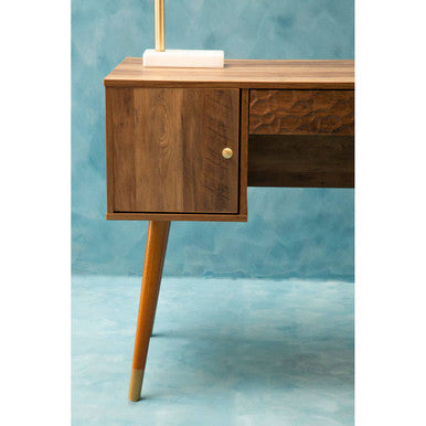 Wood Effect 2 Door and 1 Drawer Desk