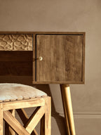 Wood Effect 2 Door and 1 Drawer Desk